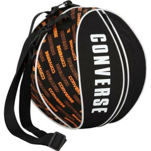 CONVERSE コンバース ボールケース(1個入れ) バスケットボールケース C2401097-1956(ブラック/オレンジ) CONVERSE コンバース ボールケース(1個入れ) バスケットボールケース C2401097-1956(ブラック/オレンジ)