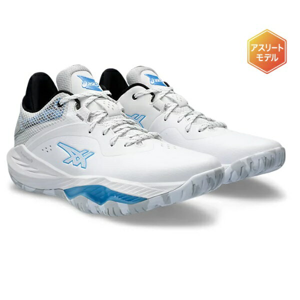 asics アシックス NOVA SURGE LOW（増田啓介選手着用モデル） バスケットボールシューズ 1061A043-102(White/Waterscape) 2024年モデル！！