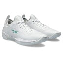 asics アシックス GLIDE NOVA FF 3 バスケットボールシューズ 1063A072-101(White/Teal Tint) 2024年モデル!...