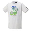 【メール便対応】YONEX ヨネックス ユニドライTシャツ バドミントンシャツ YOB24001-011(ホワイト) バドミントン全英選手権大会記念品