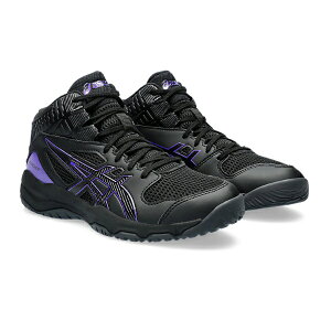 asics アシックス DUNKSHOT MB 9 ジュニアバスケットボールシューズ 1064A006-005(Black/Royal Azel) 2024年モデル！！