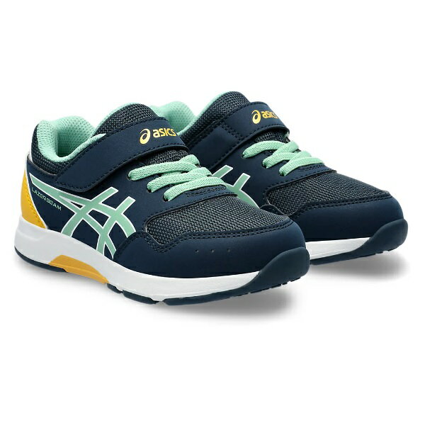 asics アシックス LAZERBEAM KD-MG（レーザービーム KD-MG） ジュニアシューズ 1154A174-400(NAVY BLUE/DARK MINT) 2024年モデル！！