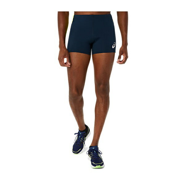 【メール便対応】asics アシックス グラフィックショートタイツ 陸上スパッツ 2091A679-411(フレンチブルー×セーフティーイエロー) 2024年モデル!!