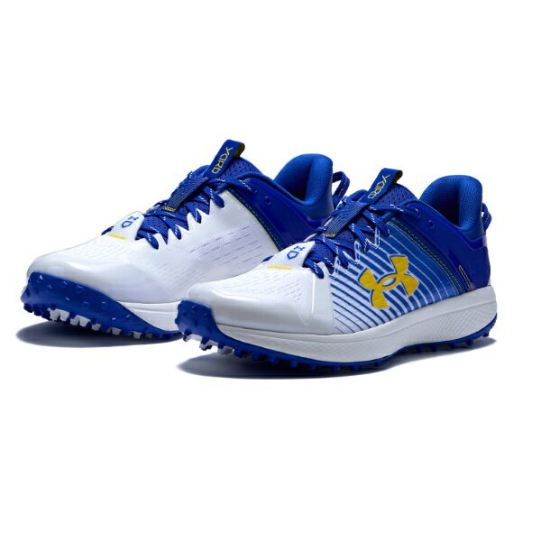 アンダーアーマー UAヤード ターフ 野球トレーニングシューズ 3025593-104(White/Team Royal)