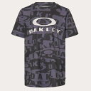 【メール便対応】オークリーOAKLEY En Qdevo SS Tee Graphic Ytr 7.0 ジュニアTシャツ FOA406397-00G(Black Print) 2024年モデル！！