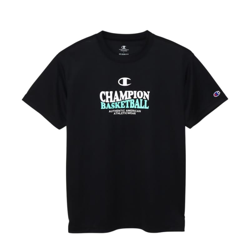 【メール便対応】Champion チャンピオン ウィメンズ ショートスリーブTシャツ レディースバスケットボールシャツ CWZB317-090(ブラック)