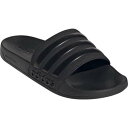 adidas アディダス アディレッタ SHOWER U スポーツサンダル GZ3772(コアブラック/コアブラック/コアブラック) 2024年モデル!!(4)