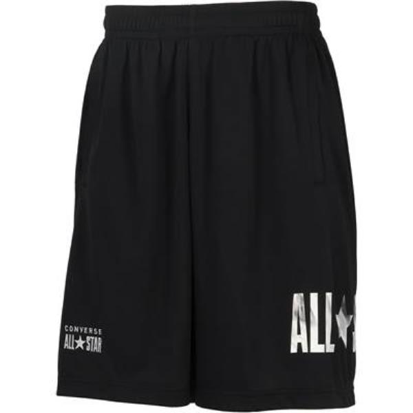 【メール便対応】CONVERSE コンバース 4S プラクティスパンツ(ポケット付き) バスケットボールパンツ CB241860-1915(ブラック/グレー)