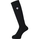 【メール便対応】デサント DESCENTE ハイソックス スポーツソックス・バレーボールソックス DVB8124B-BLK(ブラック×ホワイト)