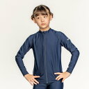 【メール便対応】NIKE ナイキ GIRLS ロングスリーブ F/Z UV ハイドロガード ガールズラッシュガード 1991085-008(コン) 返品交換不可