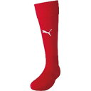 【メール便対応】PUMA プーマ LIGA ジュニア ストッキング ジュニアサッカーストッキング 729880-01(プーマレッド) 返品交換不可
