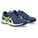 asics アシックス UPCOURT 6 GS(キッズ) ジュニアバレーボールシューズ 1074A045-400(BLUE EXPANSE/SAFETY YE...