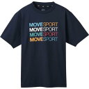 【メール便対応】デサント DESCENTE マルチカラー ショートスリーブシャツ 半袖Tシャツ DMMXJA64-NV(ネイビー) 2024年モデル!!