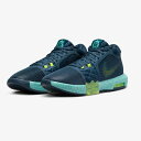 NIKE ナイキ レブロン ウィットネス 8 EP バスケットボールシューズ FB2237-402(アーモリーネイビー/グリーンフロスト)(4)
