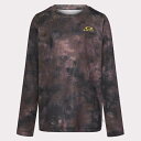 【メール便対応】オークリーOAKLEY Ytr Evo O Bark LS Tee 8.0 ジュニア長袖シャツ FOA407075-78Y(Green print) 2024年新作!!(4)
