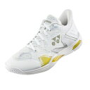 YONEX ヨネックス パワークッション エクリプション Z メン バドミントンシューズ SHBELZ3M-532(ホワイト/ゴールド)
