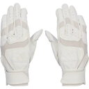 【メール便対応】adidas アディダス バッティンググラブ BASIC バッティング手袋 LBG403-1100(ホワイト)