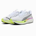PUMA プーマ ヴェロシティ ニトロ 3 EKIDEN グロー ランニングシューズ 311902-01(PUMA White/Pure Magenta/Yellow Alert) ヴェロシティニトロ3の駅伝モデル(4)