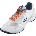YONEX ヨネックス パワークッションストライダービート バドミントンシューズ SHBSB1-386(ホワイト/オレンジ)