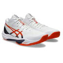 asics アシックス SKY ELITE FF MT 3 バレーボールシューズ 1051A081-103(White/Nova Orange) 2025年モデ...