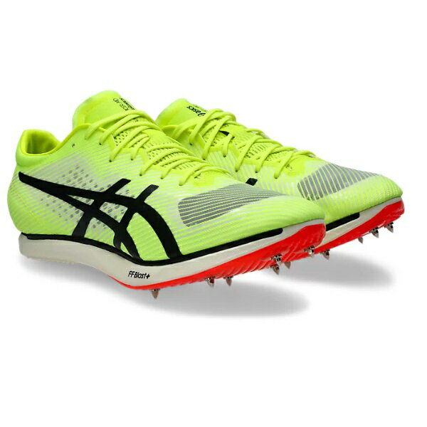 asics アシックス COSMORACER MD 3 陸上スパイク 1093A221-750(Safety Yellow/Black) 2025年モデル!!