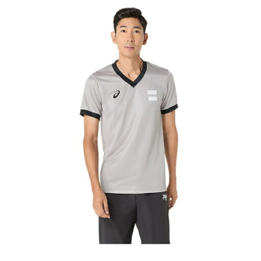 asics アシックス レフリーシャツ バスケットボールレフリーウェア 2063A421-021(シルバーグレー) asics アシックス レフリーシャツ バスケットボールレフリーウェア 2063A421-021(シルバーグレー)