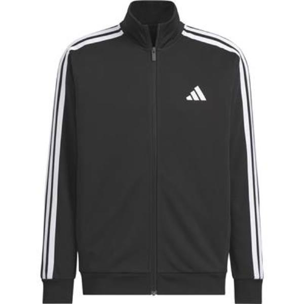 adidas アディダス M MH 3S トラックトップ トレーニングジャケット JZR00-JV6977(ブラック/ホワイト) ..