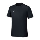 【メール便対応】MIZUNO ミズノ ナビドライTシャツ(半袖/丸首) 半袖Tシャツ 32MAC190-09(ブラック×ホワイト) 2025年春夏モデル!!