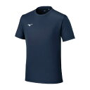 【メール便対応】MIZUNO ミズノ ナビドライTシャツ(半袖/丸首) 半袖Tシャツ 32MAC190-14(ドレスネイビー×ホワイト) 2025年春夏モデル!...
