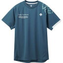 【メール便対応】デサント DESCENTE 半袖バレーシャツ バレーボールシャツ DV5SHT03U-GR00(グリーン) 2025年モデル!!