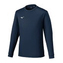 【メール便対応】MIZUNO ミズノ ナビドライTシャツ(長袖/丸首) 長袖Tシャツ 32MAC195-14(ドレスネイビー×ホワイト) 2025年春夏モデル!...