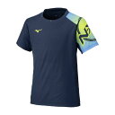 【メール便対応】MIZUNO ミズノ N-XTピステ(半袖) バレーボールピステ V2MEC000-14(ドレスネイビー×ライム) 2025年春夏モデル!!