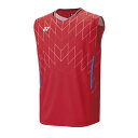 【メール便対応】YONEX ヨネックス メンズゲームシャツ(ノースリーブ) テニスシャツ・バドミントンシャツ 10699-364(ジャパンレッド) 2025年新...