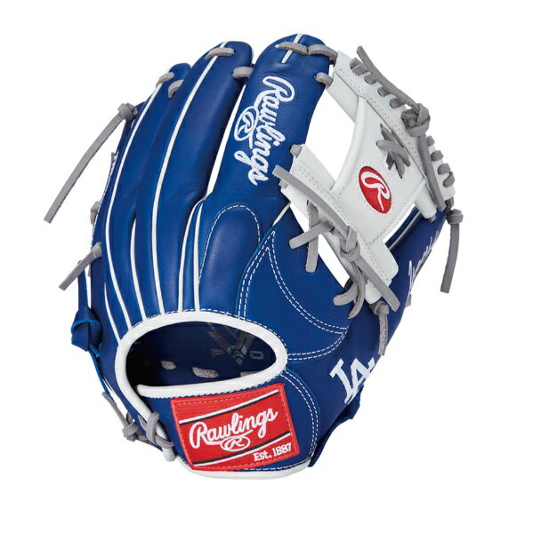 ローリングス 軟式 HYPER TECH MLB TEAM [内野手用] サイズ 11.25 軟式グラブ GR5HTMN62-LAD(ドジャース)