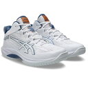 asics アシックス GELHOOP V17 EXTRA WIDE バスケットボールシューズ 1063A097-102(White/Denim Blue) 2...