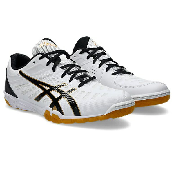 asics アシックス ATTACK EXCOUNTER 2(アタック エンカウンター 2) 卓球シューズ 1073A002-104(White/Black) ...