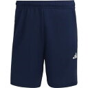 【メール便対応】adidas アディダス M TR-ES ピケ 3S ショーツ トレーニングパンツ・ハーフパンツ M9371-IB8112(ダークブルー/ホワイト) 2025年モデル!!