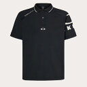 【メール便対応】オークリー OAKLEY O-Sync Pack Knit Ss Polo 2.0 半袖ポロシャツ FOA407565-02E(Blackout) 2025年新作!!