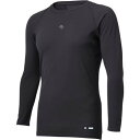 【メール便対応】デサント DESCENTE 丸首長袖アンダーシャツ 野球アンダーシャツ DB5SUD20M-BK00(ブラック)