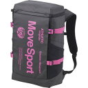デサント DESCENTE スクエアバッグ30(容量:約30L) スポーツバッグ・デイバッグ ST5SBP30U-BKPK(ブラック×ネオンピンク)(4)