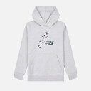 New Balance ニューバランス 大谷翔平 ジュニアグラフィックフーディ”Always on Logo" ジュニアスウェットシャツ LAKB0352-AGT(アスレチックグレーヘザー) 2025年モデル!!
