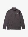THE NORTH FACE ノースフェイス ロングスリーブフラッシュドライスリーディージップアップ(メンズ) アウトドア長袖シャツ NT12201-ZC(ミックスチャコール)(4)