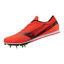 MIZUNO ミズノ エックスファースト3(エントリーモデル/土トラック兼用) 陸上スパイク U1GA258006(レッド×ブラック) 2025年春夏モデル!!