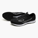 MIZUNO ミズノ デュエルソニック4 ワイド(陸上競技) レーシングシューズ・マラソンシューズ U1GD257102(ブラック×シルバー) 2025年春夏モ...