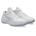 asics アシックス GELBURST 28(EXTRA WIDE) バスケットボールシューズ 1063A100-100(White/Grey Blue) 2025年モデル!!(4)