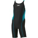 スピード speedo フレックスゼロ2ジュニアオープンバックニースキン(ガールズ/競泳水着) ガールズ競泳水着 SCG12206F-AK(アクアリウム) 2025年モデル!!返品交換不可