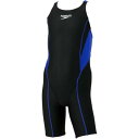 スピード speedo フレックスゼロ2ジュニアオープンバックニースキン(ガールズ/競泳水着) ガールズ競泳水着 SCG12206F-BK(ブルー) 2025年モデル!!返品交換不可