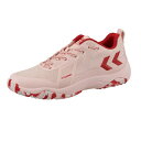 hummel ヒュンメル KOMET POWER 3.0 ハンドボールシューズ HAS8043-2520(ピンク×レッド) 2025年モデル!!