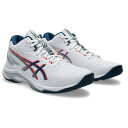 asics アシックス NETBURNER BALLISTIC FF MT 4 バレーボールシューズ 1053A071-101(White/Mako Blue)...