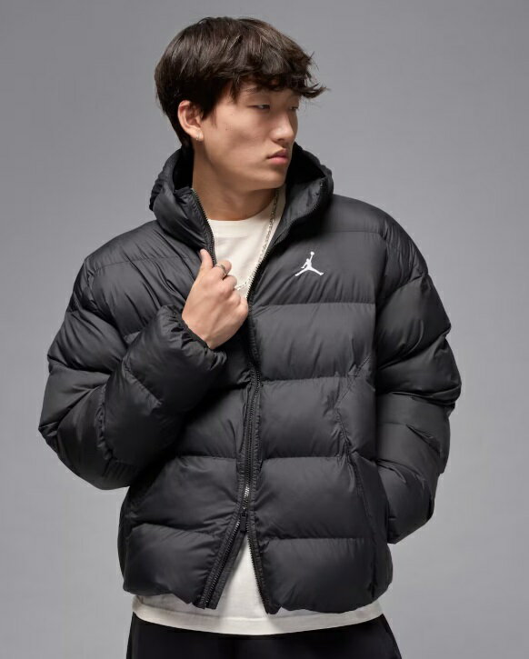 ジョーダン BRK パファー ジャケット バスケットボールジャケット HV0532-010(ブラック/ホワイト) 2025..